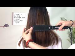 WS28 PTC Heating 450 Degree Titanium Hair Flat Iron With LED Display