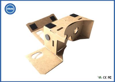 China AAA Grade Corrugated Paper VR Google Cardboard 50 mm Focal Length for sale