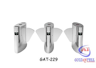 China Infrared Sensor Turnstile Flap Barrier Gate With Intelligent Anti - Pinch / Tail / Retrogradation Function for sale