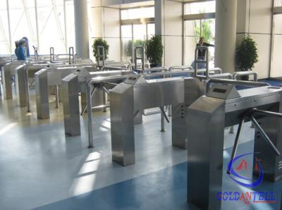 China Qr Code Barcode Waist Height Turnstile For Stadium/Gym/Cinema/Scenic Area for sale