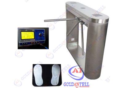 China Semi automatic Stainless Steel Half Height Turnstiles , waist high turnstile for sale