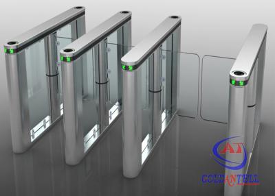 China RFID card fingerprint reader Swing Barrier Gate for Residence and office building for sale