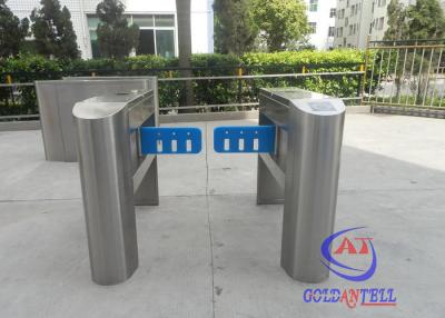 China Waist height automatic Station Swing Gate Turnstile , Swing Gate Turnstile for sale