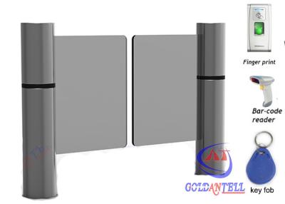 China IR Sensor Intelligent Control Swing Barrier Gate , Half Height automatic systems turnstiles for sale