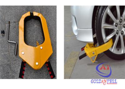 China Manual steering portable vehicle wheel clamps for illegal parking for sale