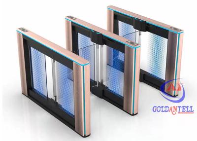 China Office Building QR Code Turnstile NFC Card Reader Swing Turnstile Gate for sale