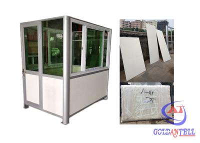 China Portable Window 2M Steel Prefab Security Guard House Flexible for sale