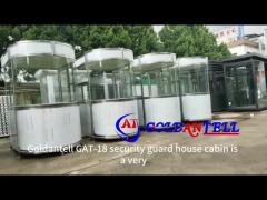 Prefabricated Stinaless Steel Sentry House , Low Cost Modular Guard House