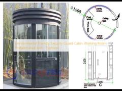 Environmental Friendly Security Guard Cabin Working Room Prefabricated Anti - Typhoon