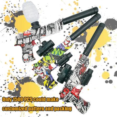 China Electronic Toy 2022 Accept Customized Graffiti Model / 25000 PCS Automatic Electronic Gel Packing Beads Water Gel Blaster Gun for sale