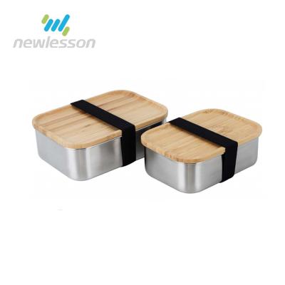 China Stainless Steel Lunch Box Stocked Portable Food Container for sale