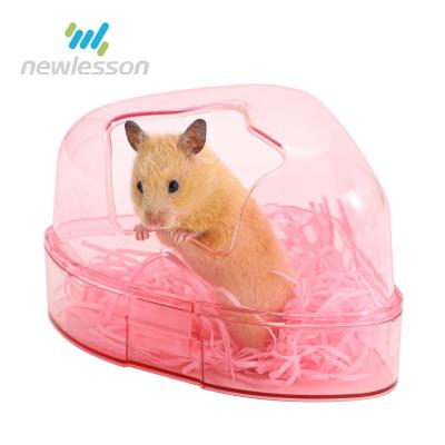 China Viable Large Size Hamster Bathroom Plastic Star Shape Transparent With Eco-Friendly for sale