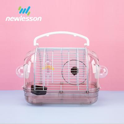 China Sustainable New Arrival Luxury Hamster Cage For Small Animal With Running Toy for sale