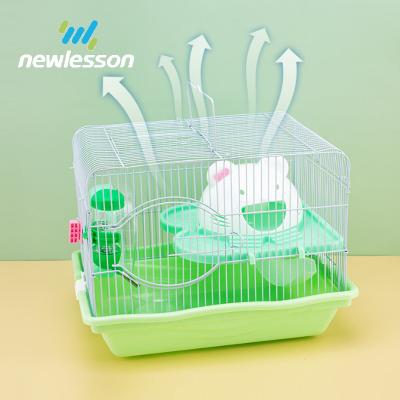 China Wholesale Viable Cage Hamster Indoor Pet House With Running Toy for sale