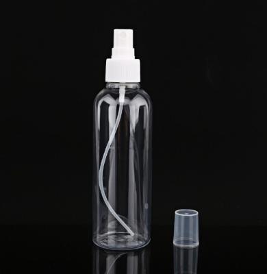 China Bathroom Pink Shampoo Cylinder Cosmetics Pet Pump Spray Perfume 100Ml Plastic Bottle for sale