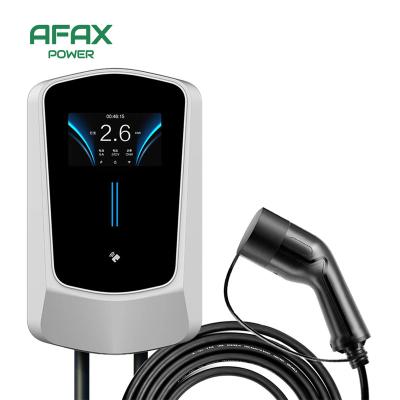 China IEC62196/EN61851 AFAX POWER EV Charger Type2 32A EVSE Charging Cable Type2 7.6/11/22KW Type2 Cable EU Plug Controller Wallbox For Electric Car for sale