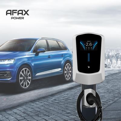 China Good quality AFAX power A700 mode 3 mode ccs2 vehicle electric charger 11kw 16a 3 phase type - 2 ev charger wallbox GBT-A700 for sale