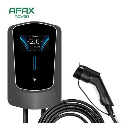 China IEC62196/EN61851 AFAX 7.6KW 11KW 22KW EV POWER Car Charger Electric Vehicle Charging Station Fast Portable Electric Car Charging for sale