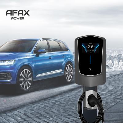 China IEC62196 / EN61851 Smart Factory AFAX 3 Phase Level 2 AC Home Power APP Charging 2 Wallbox Car Charger 11kw 22kw Type - 2 ev Charger Stack for sale