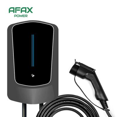 China IEC62196/EN61851 AFAX POWER European standard 7KW 9KW 12KW Ev electric car wall charger battery home charging station for sale