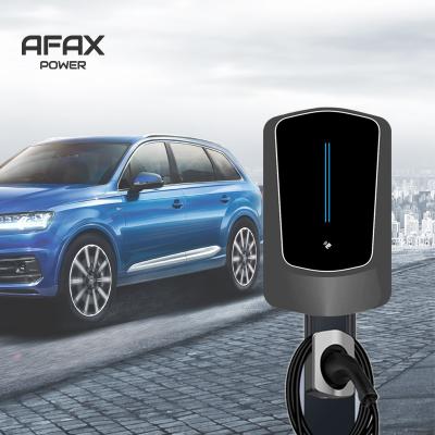 China Newest AFAX Power A600 EV Charging Stations IEC62196/EN61851 Type116A 32A EV Fast Wall Mounted Charger Wallbox 7.6KW 9.6KW 12KW for sale