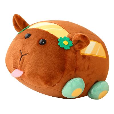 China Amazon Promotion Hot Sale Cartoon Stuffed Animal Guinea Pig Toys Cute Mini Keychain Plush Pendant Toys for sale