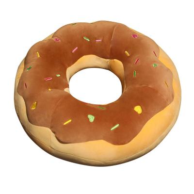 China Gift Kids Play Cartoon Food Shape Simulation Donut Pillow Cushion Nap Leisure Ice Cream Soft Pad For Home Decor for sale