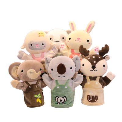 China Gift Children Play Cute Plush Toy Children's Toy Children's Cute Plush Toy Hand Puppet Cartoon Hand Activity Day Gift Early Parent-Child Interactive Dolls for sale