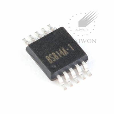 China Original Standard Voltage 2.2V~5.5V IC Chip Integrated Electronic Components BS814A-1 MSOP10 IC Chip Operation Circuit for sale