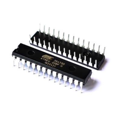 China Standard Original IC Chips Integrated Circuit ATMEGA328P-PU DIP28 8bit Microcontroller with 4/8/16/32K Bytes In-System Programmable Flash for sale