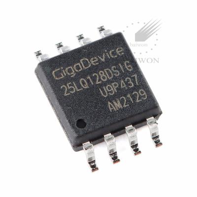 China New original GD25LQ128DSIG SOP8 Nand Flash 128MB120MHz 16*8mm SPI-4-I/O IC standard microcontroller IC Chip Integrated Circuit for sale