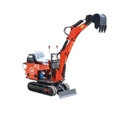 China China Construction Material Stores Factory Price Small Hydraulic Crawler Mini Excavadora Minibagger 0.8ton 800kg for sale