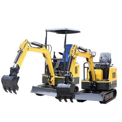 China Construction material shops construction machine accessories crawler hydraulic excavator mini digger bagger 1.5ton 1500kg for sale for sale