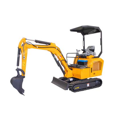 China Building Material Shops Shandong Miniature Hydraulic Crawler Track Diesel Excavator Household Construction Digger for sale