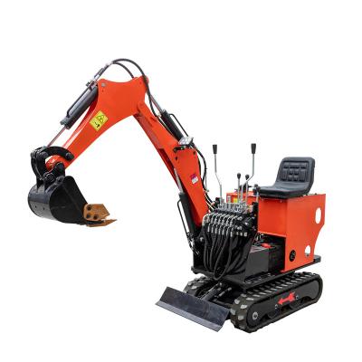 China Farms Ground Smallest Micro Travel Machinery Mini Crawler Excavator Chinese 0.8 Ton Manufacturer for sale