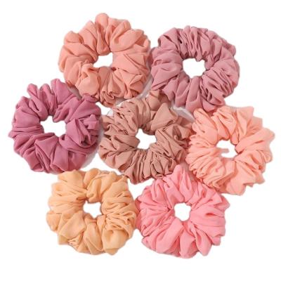 China New Arrival Soft Hair Bands Malaysia Scrunchy Hijab Volumizer Oversized Muslim Hair Scrunchies for sale