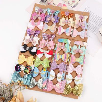 China Unicorn Hair Clip Sweet 3.5 Inch Glitter Hair Pin Cute Hair Grip For Girl for sale