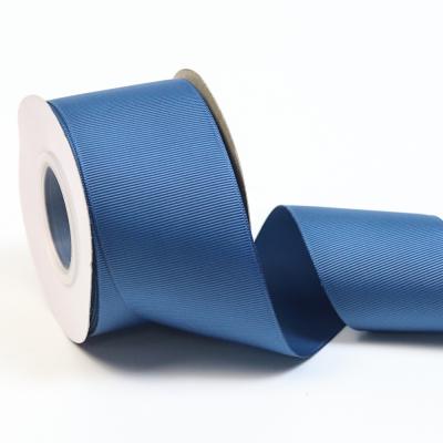 China Recyled 196 Colors 1-1/2 Inch 38mm Width Stocked Polyester Solid Plain Grosgrain Ribbon for sale