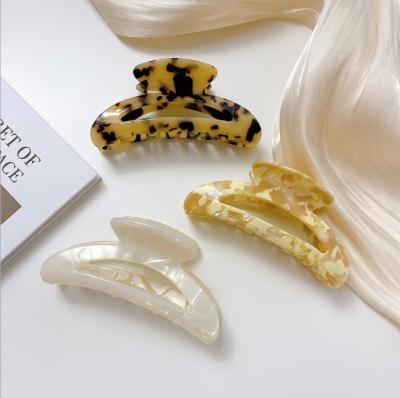 China European and American style sell well new type large multi color acrylic acetate hair claw clips for sale