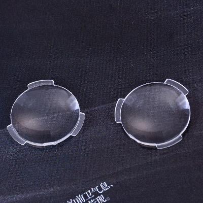 China Optical Material 25mm Acrylic Biconvex Lens Optical Convex Mirror With Edge Optical Lens Vr Convex Lens for sale