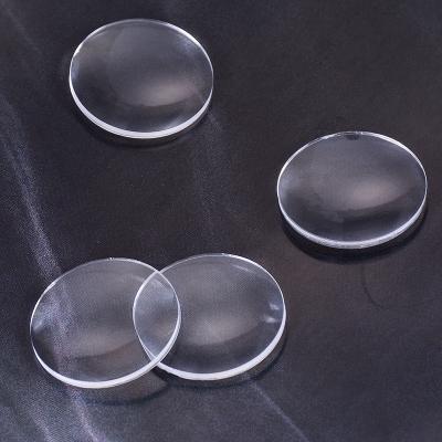 China Anti Radiation Promotional Acrylic Material Optical Material Sale 33.5mm Plano Glass Convex Lens Dual Lens for sale