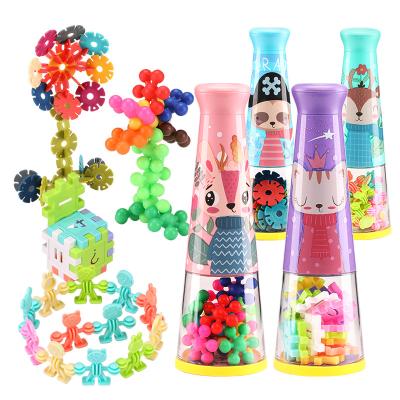 China Promotional Cute Animal Printing Toy Printing Kids Observation Rotating Plastic Expandable Kids Kaleidoscope for sale