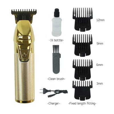 China Professional Men's Electric Cordless Hair Trimmer Clippers New Car ANYOULE Full Metal Body USB, Rechargeable for sale