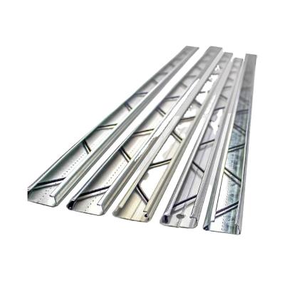 China High Galvanizing Quality And Good Price Film Greenhouse Fixing Slotted Aluminum Profile Galvanized Card Slot for sale