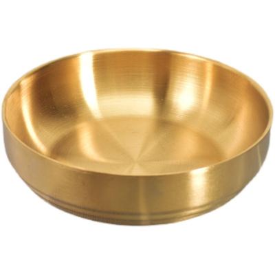 China Highest Quality Stainless Steel Sauce Sustainable Dishes Around Appetizer Dishes Flavoring Dish for sale