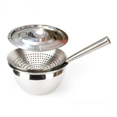 China Sustainable Reasonable Price Stainless Steel Filter Oil Residue Strainer Environmental Health Restaurant Tools for sale