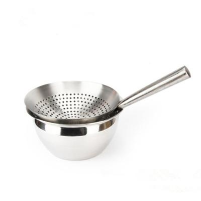 China Top Quality Sustainable Durable Life Stainless Steel Healthy Filter Oil Residue Sieve For Restaurant for sale