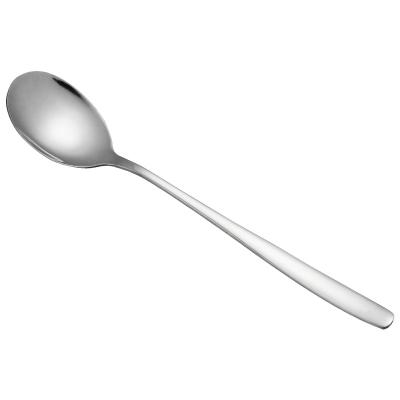 China Best Long Handle Simplicity Long Lasting Selling Stainless Steel Household Spoon for sale