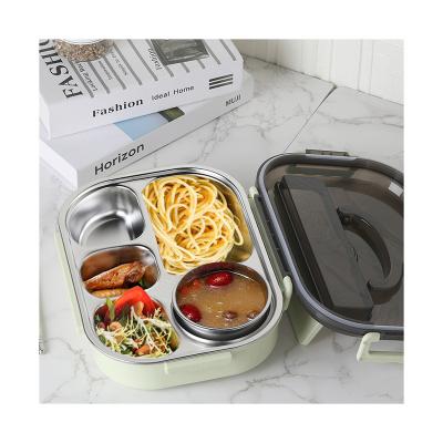 China Sustainable Production Professional Wholesale Stainless Steel Outdoor Leakproof Lunch Box for sale