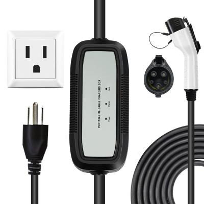 China Smart Single Style Electric Car Charger Cable For Home SAE J1772 Charging One Type 1 Ev Home Charger Ev Electric Vehicle Box Charger 3kw for sale